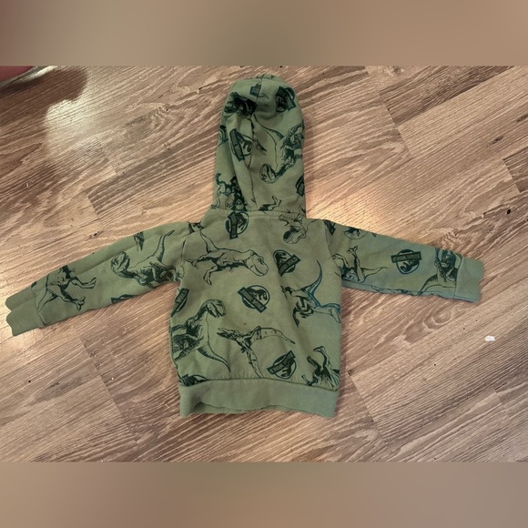 Tucker & Tate Jurassic world 2T Green Dinosaur Print Kids Hoodie - Picture 5 of 5